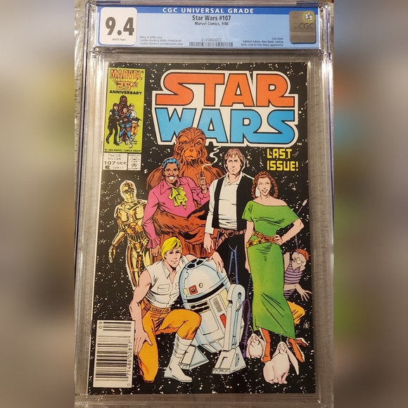 STAR WARS LAST ISSUE! CGC 9.4 NM Marvel 25th Anniversary Edition Vintage Comic! - Picture 2 of 4